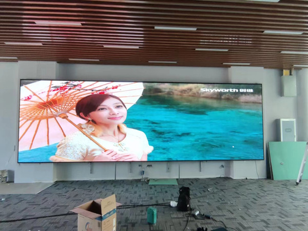 拉萨市P1.53led小间距屏安装案例